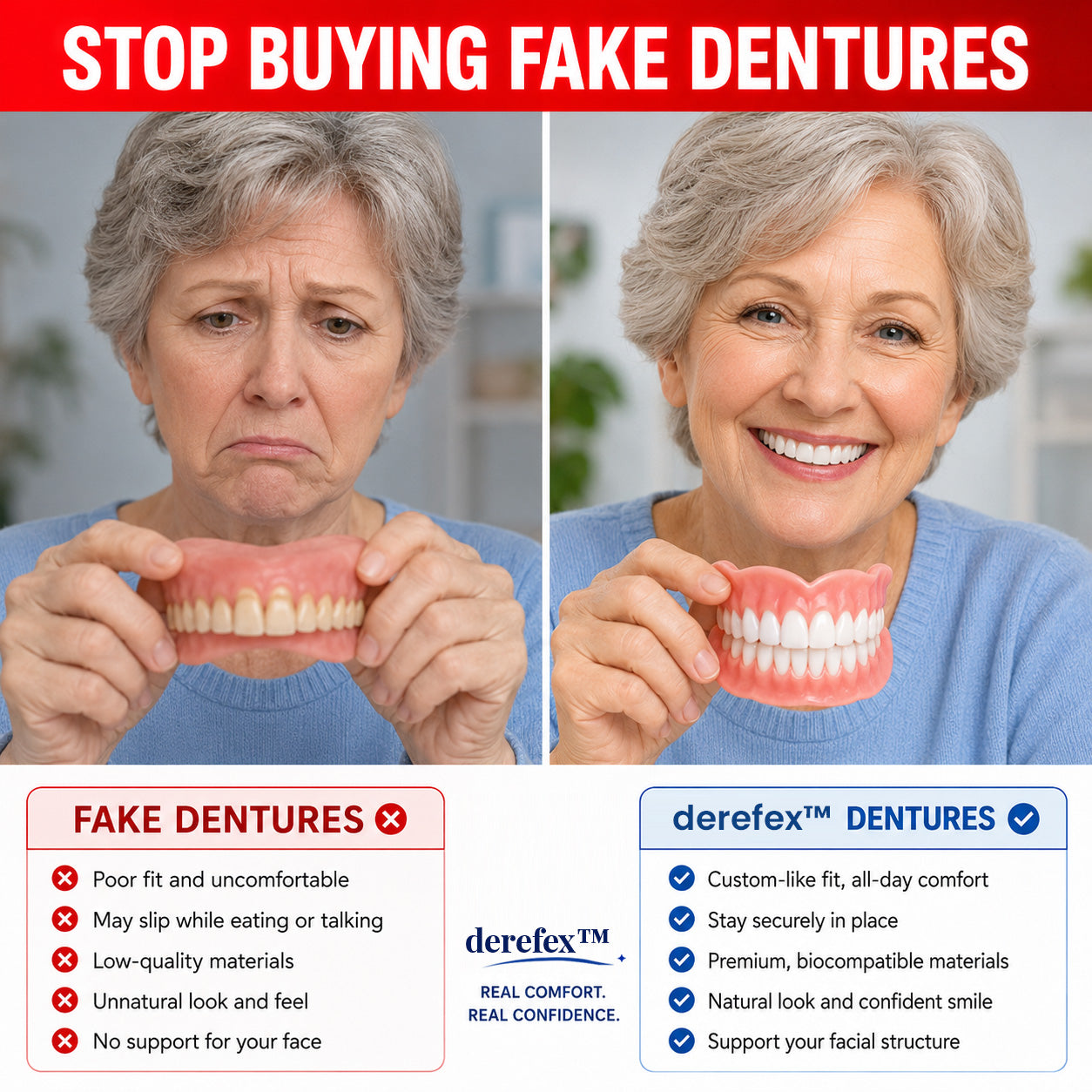 Custom-Fit Dentures for Everyday Comfort